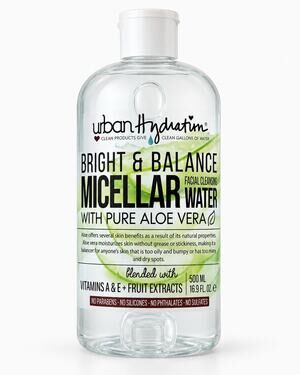 Urban Hydration Bright & Balance Micellar Water Pure Aloe Vera 16.9 oz NEW